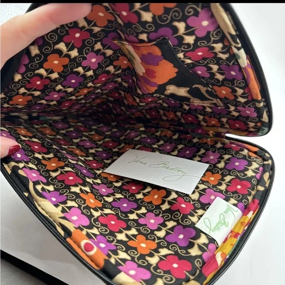 Vera Bradley Vibrant Floral Quilted Pouch - Picture 5 of 6